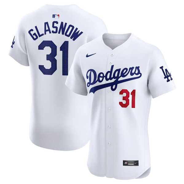 Men's Los Angeles Dodgers #31 Tyler Glasnow White Home Elite Stitched Jersey Dzhi,We sell and wholesale Men's Los Angeles Dodgers #31 Tyler Glasnow White Home Elite Stitched Jersey Dzhi on line form chian!